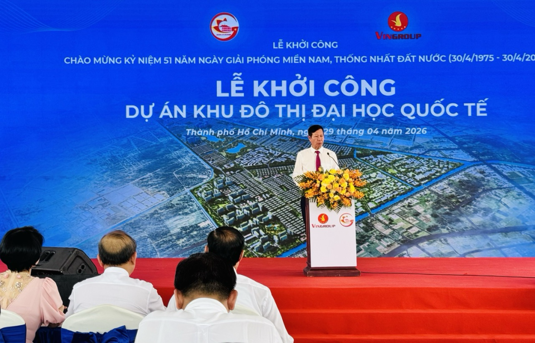 Vingroup khởi công dự án Khu đô thị Đại học Quốc tế tại Thành phố Hồ Chí Minh