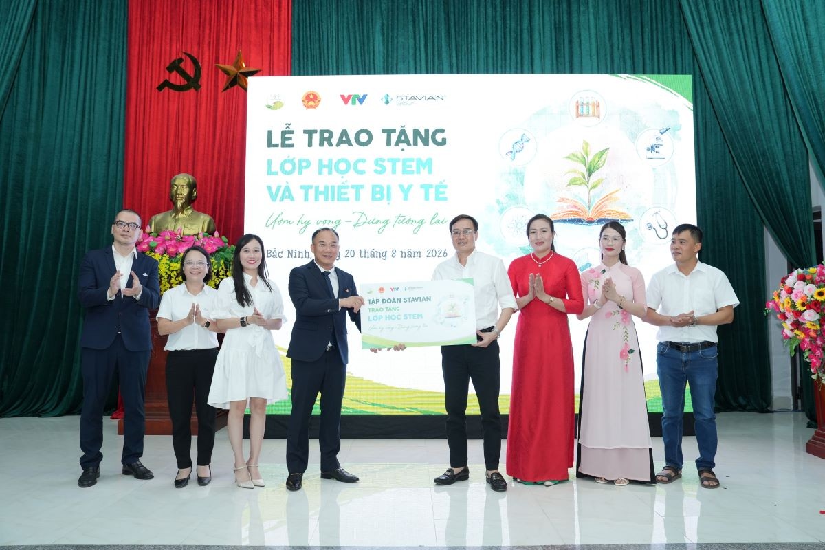 Stavian triển khai dự án “Ươm hy vọng – Dựng tương lai” tại Bắc Ninh