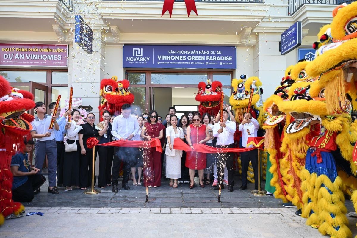 NOVASKY chính thức khai trương văn phòng tại Vinhomes Green Paradise, đón nhịp phát triển của đại đô thị biển