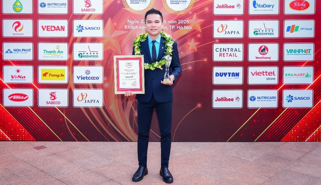 Herbalife Việt Nam vinh dự nhận Giải thưởng Top 10 Công ty Thực phẩm Uy tín năm thứ sáu liên tiếp